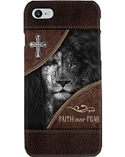 Faith over Fear Jesus and Lion Phone Case i-phone-8-case