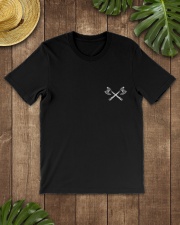 Viking Runes Letters 2 Sides Classic T-Shirt lifestyle-mens-crewneck-front-18