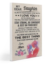 My Dear Daughter Poster Gallery Wrapped Canvas Prints tile