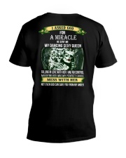 I Asked God He Sent Me My Dancing Sexy Queen V-Neck T-Shirt tile