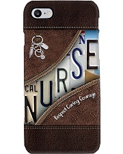 Nurse Respect Caring Courage Leather Pattern Phone Case tile