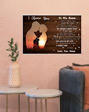 Custom Name I Choose You The Love Of My Life 24x16 Poster poster-landscape-24x16-lifestyle-22