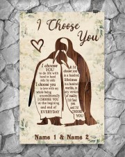 Custom Penguin I Choose You Personalized Name 11x17 Poster aos-poster-portrait-11x17-lifestyle-13