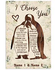 Custom Penguin I Choose You Personalized Name 11x17 Poster front