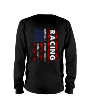 Racing Heartbeat US Flag Long Sleeve Tee tile