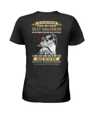 They Call Me A Lucky Man I Have A Sexy Girlfriend Ladies T-Shirt tile