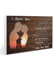 Custom Name I Choose You The Love Of My Life Gallery Wrapped Canvas Prints tile
