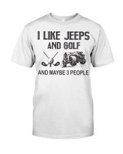 I-like-jeeps-and-golf-and-maybe-3-people Premium Fit Mens Tee tile
