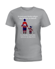 Hockey-Behind-Hockey-Player-Believes-In-Himself Ladies T-Shirt tile