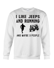 i-like-jeeps-and-running-and-maybe-3-people Crewneck Sweatshirt tile