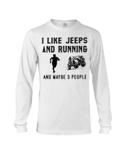 i-like-jeeps-and-running-and-maybe-3-people Long Sleeve Tee tile