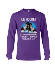 Ice-hockey-is-a-form-of-disorderly Long Sleeve Tee tile