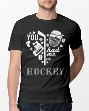 You-had-me-at-hockey Classic T-Shirt lifestyle-mens-crewneck-front-13