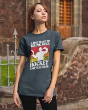 Hockey-Drink-Beer Classic T-Shirt apparel-classic-tshirt-lifestyle-06