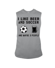 I-Like-Beer-And-Soccer-And-MayBe-3-People Sleeveless Tee tile