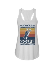 School-is-important-but-golf-is-importanter Ladies Flowy Tank tile