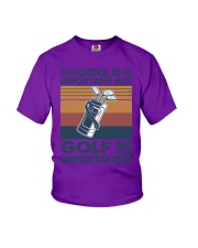 School-is-important-but-golf-is-importanter Youth T-Shirt tile