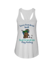 Some-Grandmas-knit-Real-Grandmas-Play-Hockey Ladies Flowy Tank tile