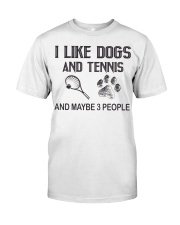 I-like-dogs-and-tennis-and-maybe-3-people Premium Fit Mens Tee tile