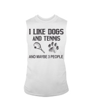 I-like-dogs-and-tennis-and-maybe-3-people Sleeveless Tee tile