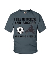 I-Like-Motocross-And-Soccer Youth T-Shirt tile