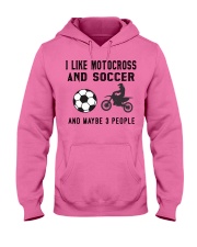 I-Like-Motocross-And-Soccer Hooded Sweatshirt tile