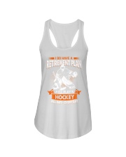 I-do-have-a-retirement-plan-ill-play-hockey Ladies Flowy Tank tile