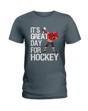 Hockey-Its-Great-Day Ladies T-Shirt tile