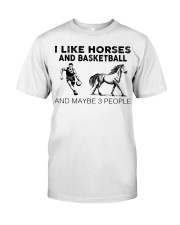 I-Like-Horse-And-Basketball-And-MayBe-3-People Premium Fit Mens Tee tile