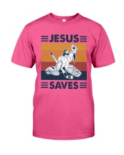 Hockey-Jesus-Saves Classic T-Shirt tile