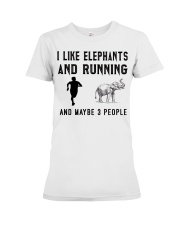 i-like-elephants-and-running-and-maybe-3-people Premium Fit Ladies Tee tile