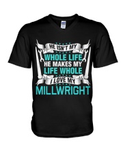 I Love My Millwright V-Neck T-Shirt thumbnail