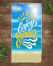 Enjoy Sumer Beach Towel aos-towelbeach-vertical-front-lifestyle-1