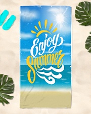 Enjoy Sumer Beach Towel aos-towelbeach-vertical-front-lifestyle-2