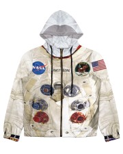 3D Armstrong Spacesuit Women's All Over Print Full Zip Hoodie thumbnail