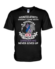 RHEUMATOID ARTHRITIS shirt V-Neck T-Shirt thumbnail