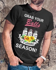 Grab your balls it's canning season Classic T-Shirt lifestyle-mens-crewneck-front-4