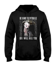 Be kind to pitbulls Hooded Sweatshirt thumbnail