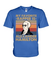 My favorite rapper V-Neck T-Shirt tile