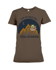 Stay in your pod Premium Fit Ladies Tee tile