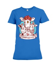 Friends not food Premium Fit Ladies Tee tile