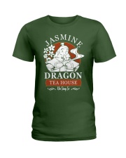 Jasmine Dragon tea house Ladies T-Shirt tile