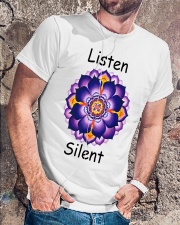 Listen Silent Classic T-Shirt lifestyle-mens-crewneck-front-4