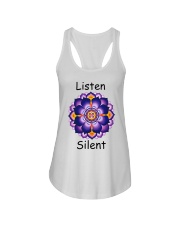 Listen Silent Ladies Flowy Tank thumbnail
