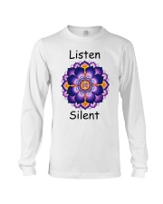 Listen Silent Long Sleeve Tee thumbnail
