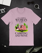 I Like Camping And Wine Classic T-Shirt lifestyle-mens-crewneck-front-16