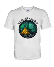 We Sleep Around V-Neck T-Shirt thumbnail