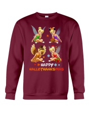 Tinkerbell Happy Hallothanksmas shirt Crewneck Sweatshirt thumbnail