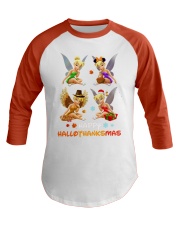 Tinkerbell Happy Hallothanksmas shirt Baseball Tee thumbnail