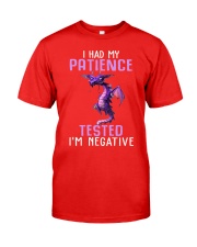 Dragon I had my patience tested Im negative shirt Classic T-Shirt tile